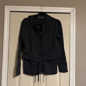 Athleta Charcoal Gray Hoodie Top